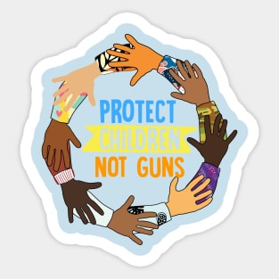 Protect Children Not Guns Sticker